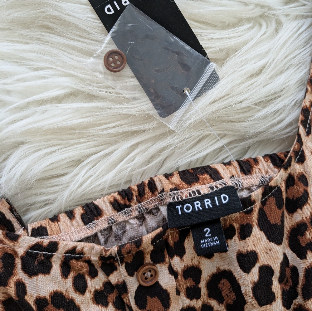 {Torrid} NEW Maxi Challis Tiered Dress - Picture 7 of 7